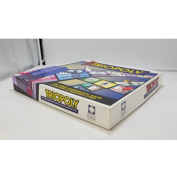 Triopoly The Three-Dimensional Game of Buying & Building Cities, PRE-OWNED - Picture 8 of 9